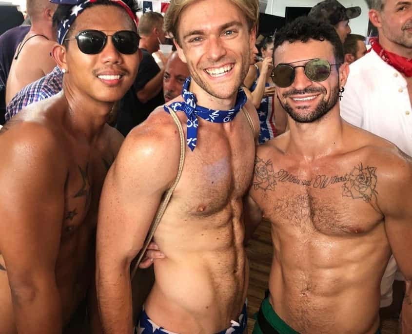 fire island orgy - sloppy wet blowjob make a wish porn