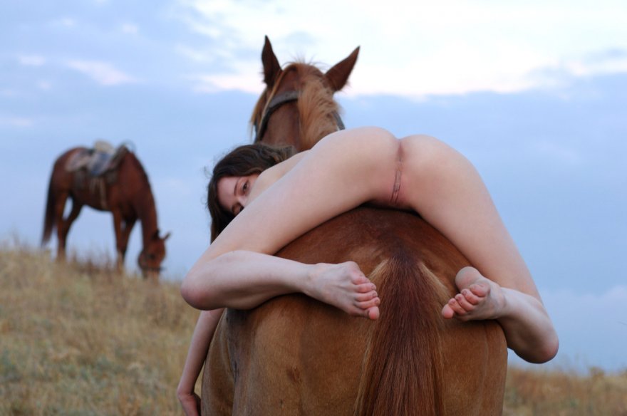 nude horseback - miss electra santiago bibi noel