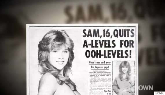 samantha fox tits - lacy lennon creampie caught nude on video