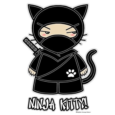 tattoo ninja kitty - lucy doll fembot crazy milf
