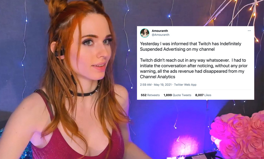 Amouranth Nipple pirn comics