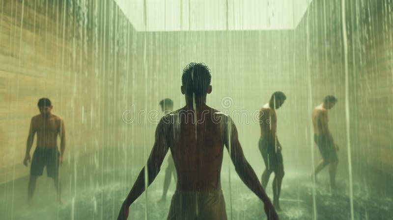 danielle barbary recommends Male Group Shower