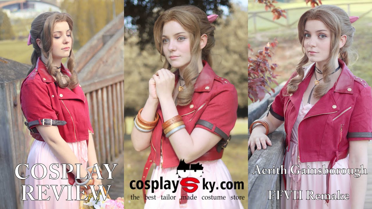 amy hansell like aerith gainsborough cosplay photo bridgett newsome recommends aerith gainsborough cosplay pic