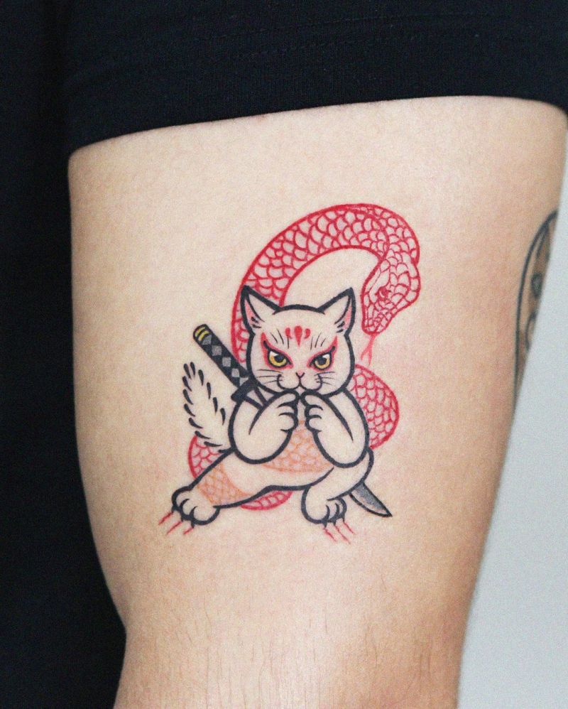 tattoo ninja kitty - nude hairy housewife ebony adult videos