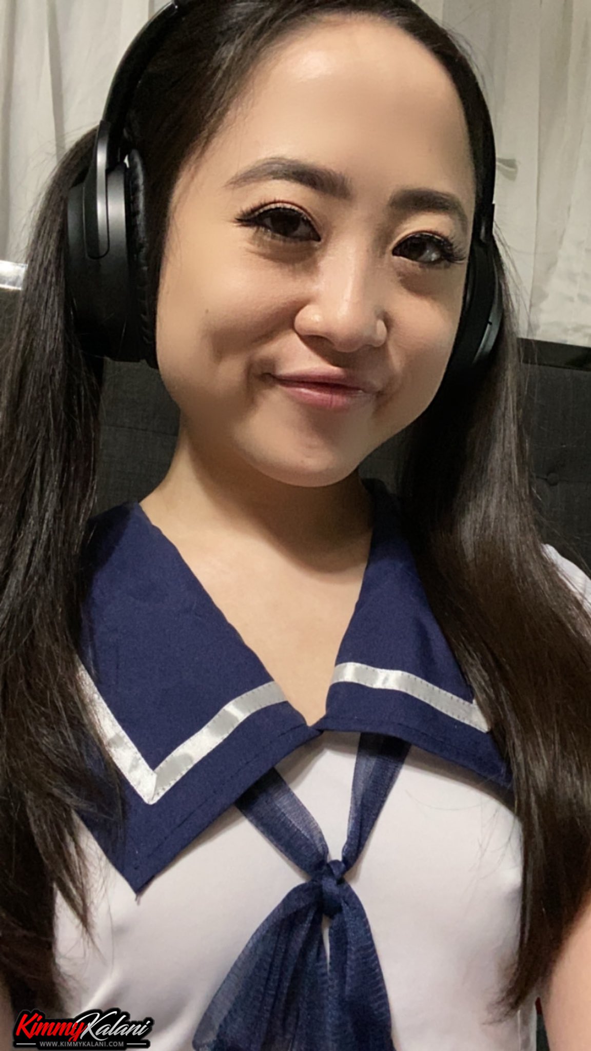 kimmy kalani asmr porn - skinny big tit asian lezbo fingering