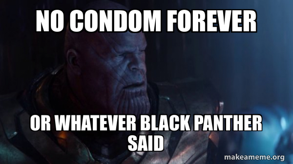 dakota wood recommends no condom meme pic