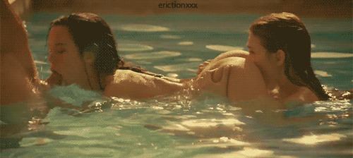 pool threesome - new celeb nude interracial anal pov