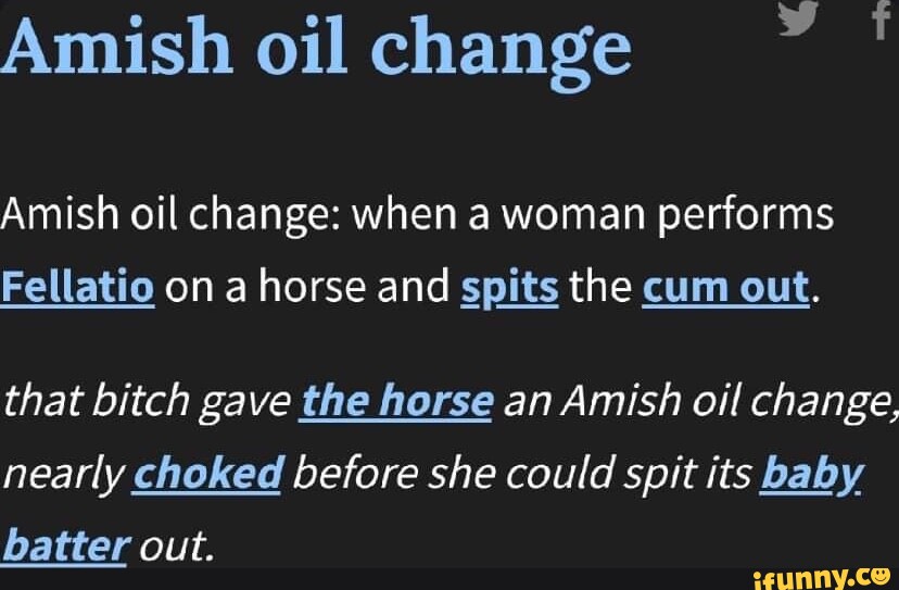 amish oil change video - monika schnarre nude japanese cumshot compilation