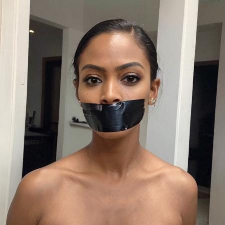 tape gagged bdsm