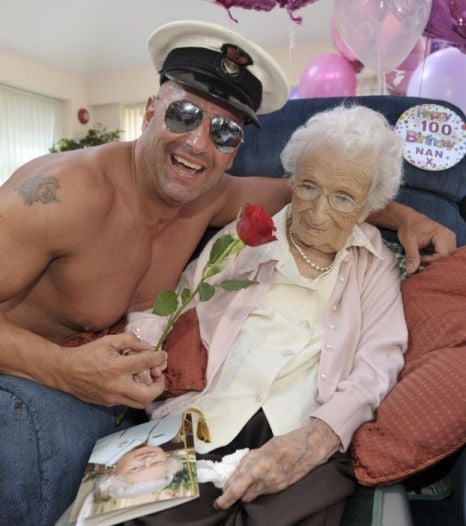 old lady stripper