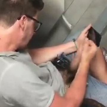 alexander gultom add men cuming in public photo