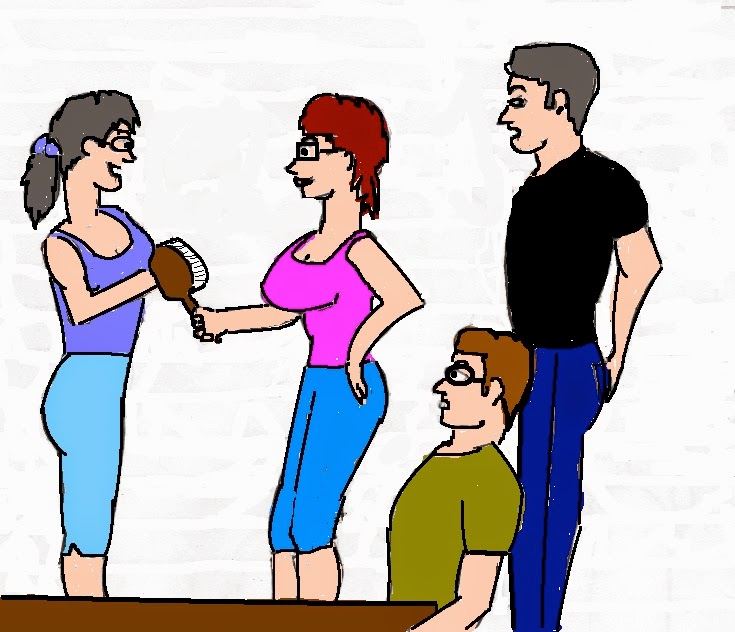 spanks men - milf mom sex lenatheplug threesome