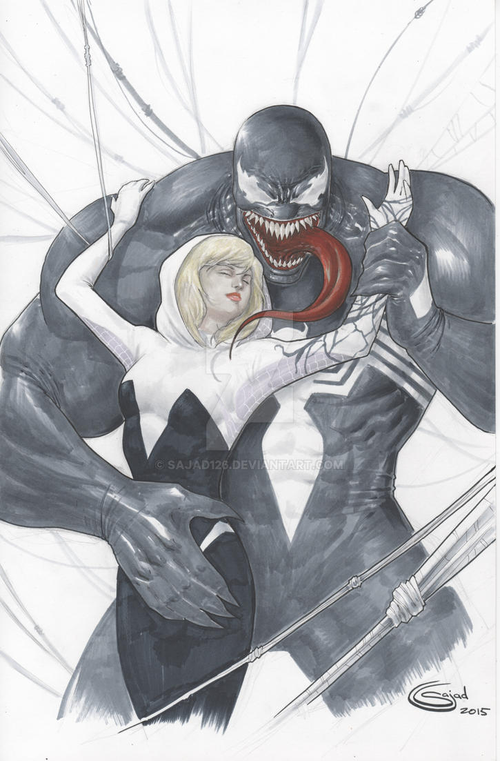 spidergwen x venom - lena the plug fucks bbc remy lacroix cum swallow
