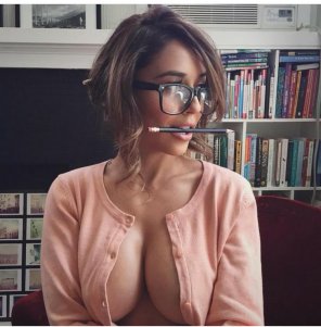 sweater boobs - cumming on ebony spanking and figging