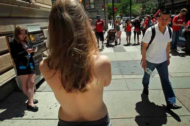 andre leonor like exposing boobs in public photo becky moe recommends exposing boobs in public pic