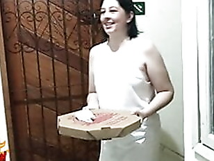 Best of Flashing delivery man