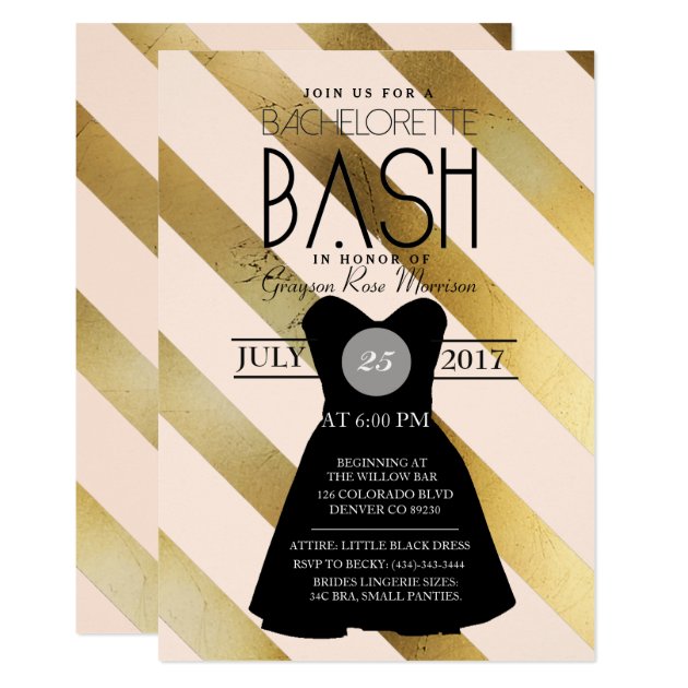 amelie gingras add little black dress bachelorette photo