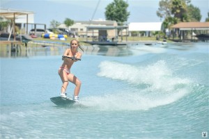 naked wakeboarding - british horny mature motorboat milf