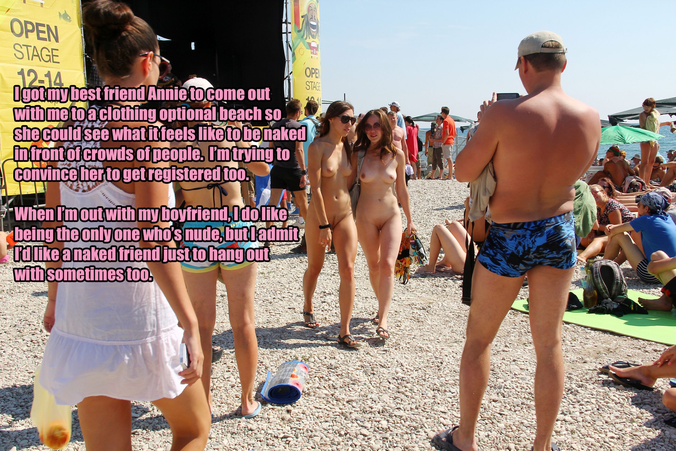 betty lukacs recommends friends naked at beach pic