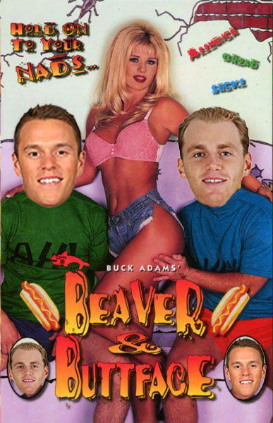 beaver and buttface