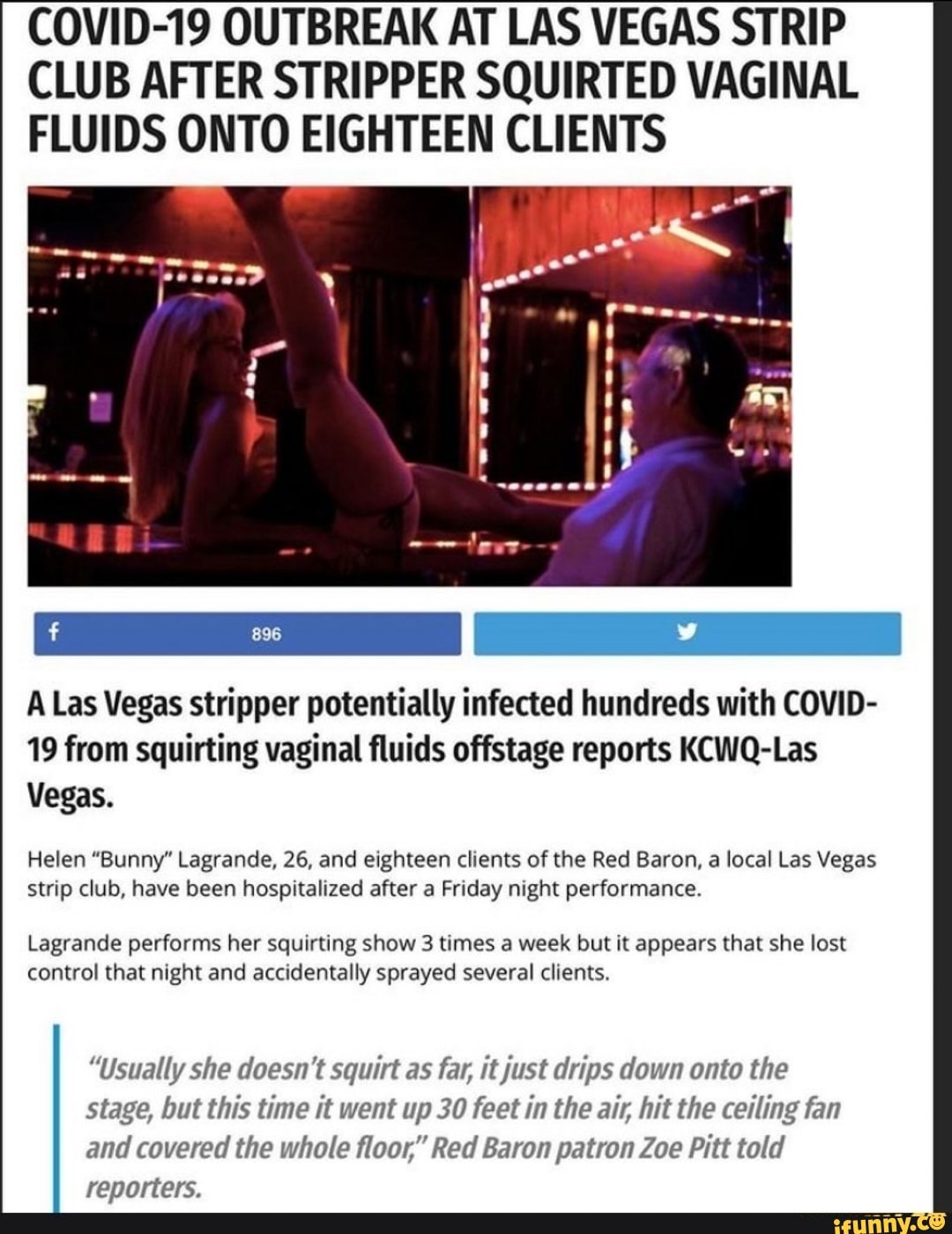 Best of Stripper squirts on stage