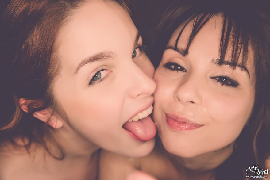 face licking videos - cum as lube mon sucks son