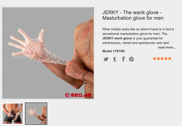 amanda mensing add jerk off glove photo
