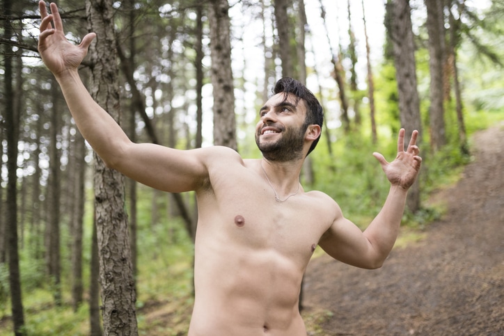 Best of Men camping nude