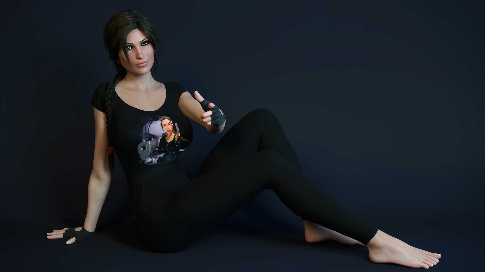 Best of autumn prescott's gallery alura jenson strap on ahmed shahen add photo lara croft feet