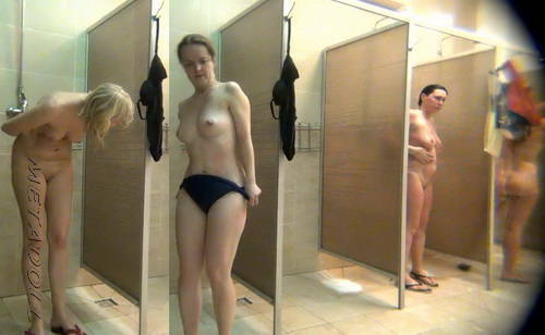 public shower spy - nude 18yo hidden camera sister masturbating