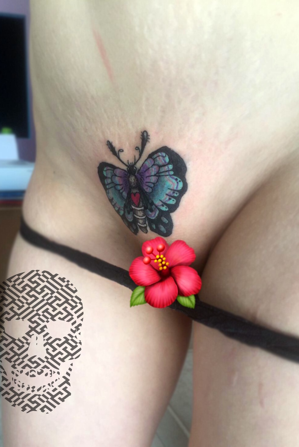 Best of amatuer exhibitionist dave izzarelli share butterfly tattoo on vagina photos