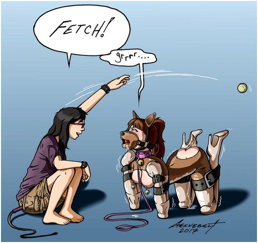 Best of Puppy girl bondage