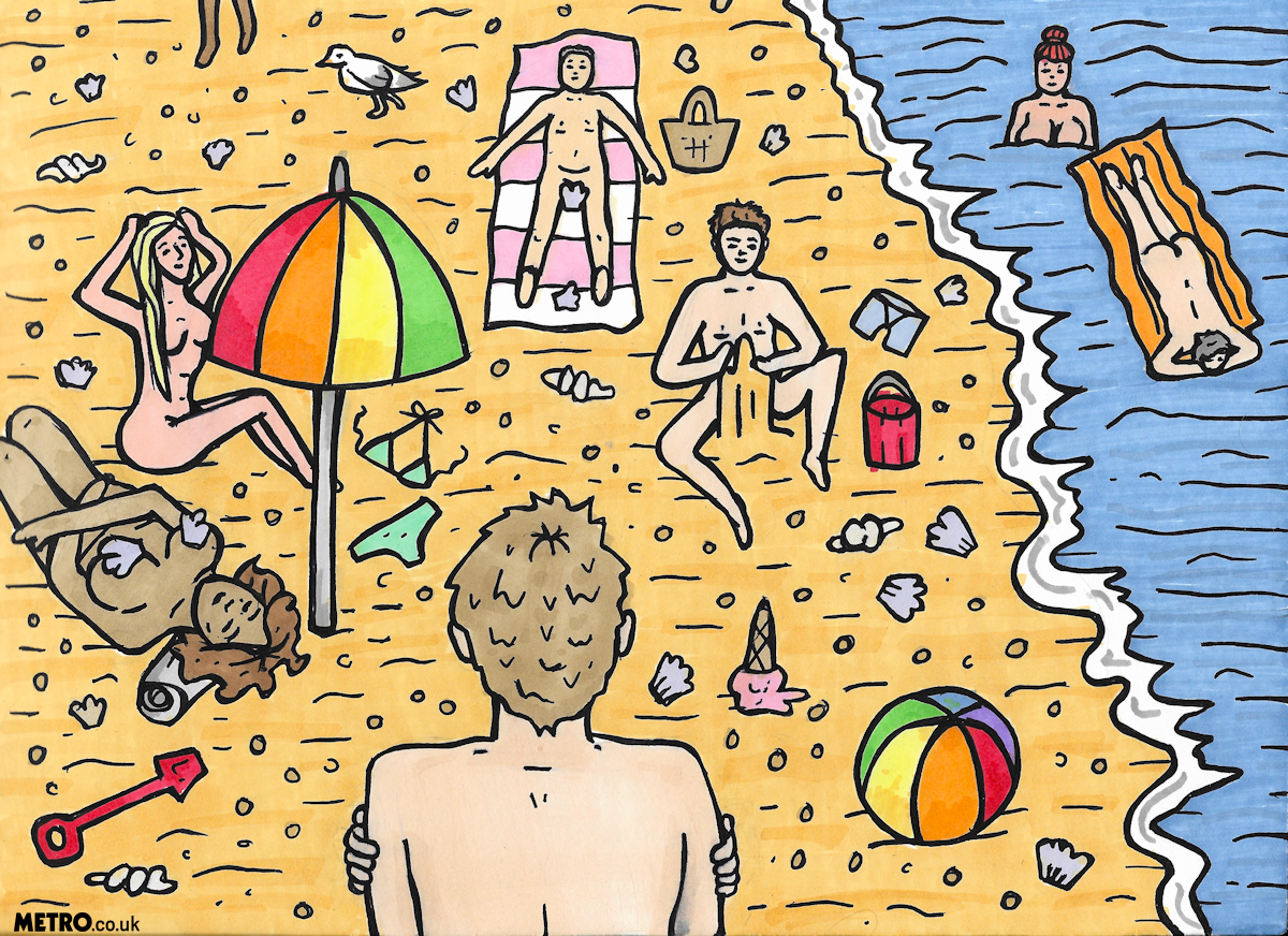 busayo adewole recommends First Time Naked Beach