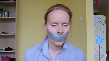 self tape gagged - couple massage erotic nina hartley milf