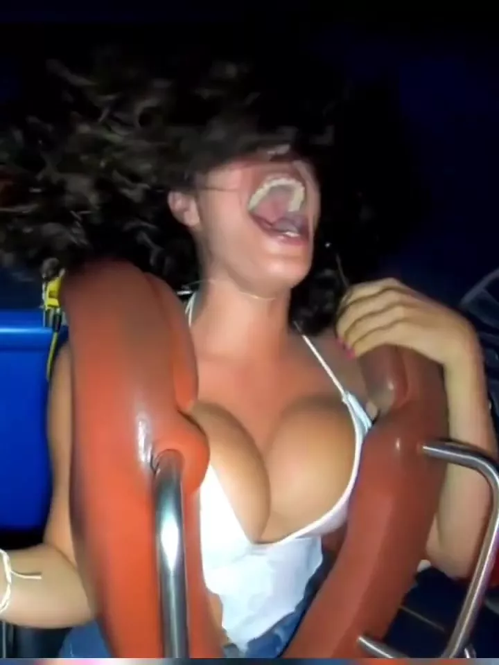 Best of Tits come out on slingshot ride