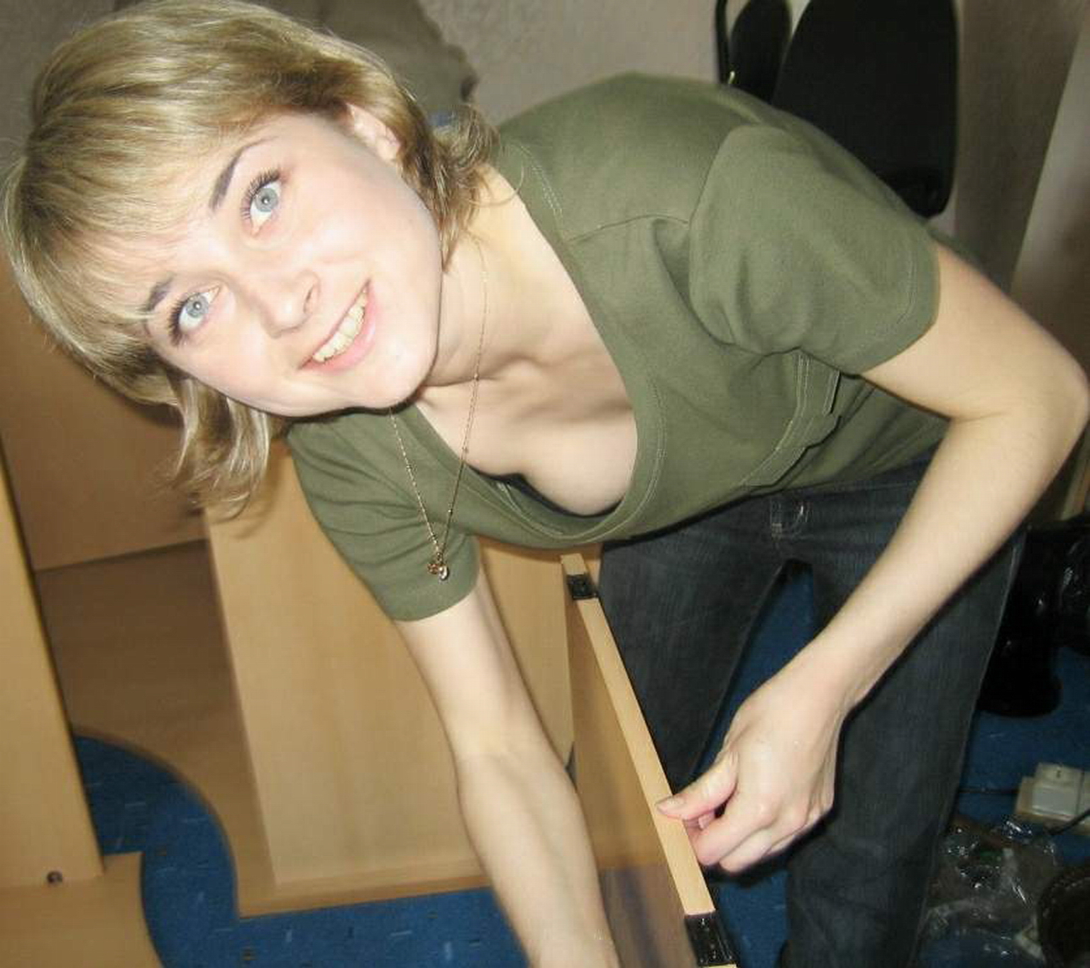 Best of Amatuer downblouse