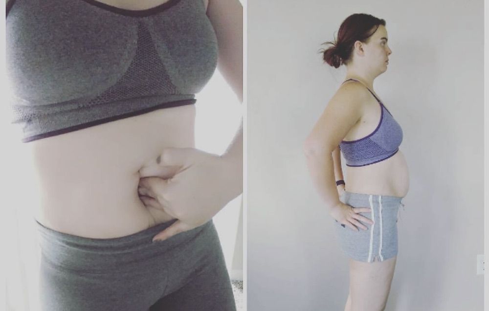 bridget middlebrooks recommends anal tummy bulge abby tria add anal tummy bulge photo
