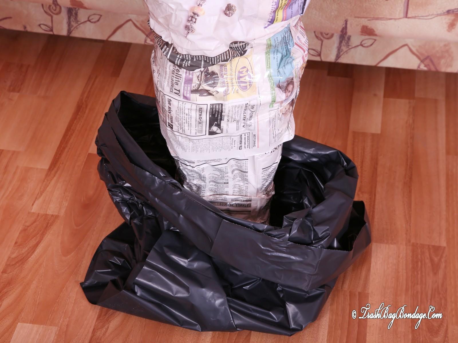 cuy magico recommends trash bag bondage pic