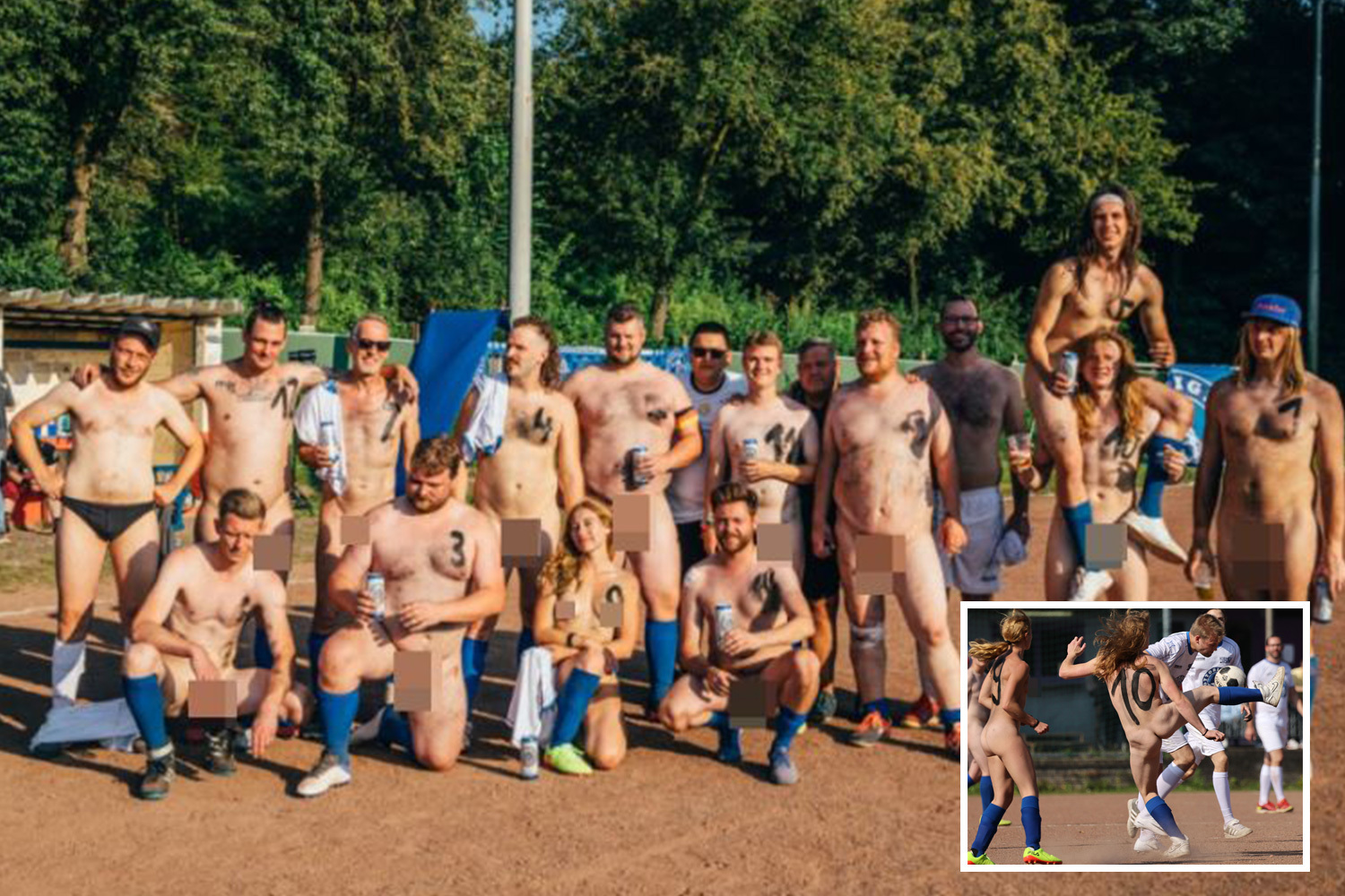 ari puji astuti recommends Football Naked