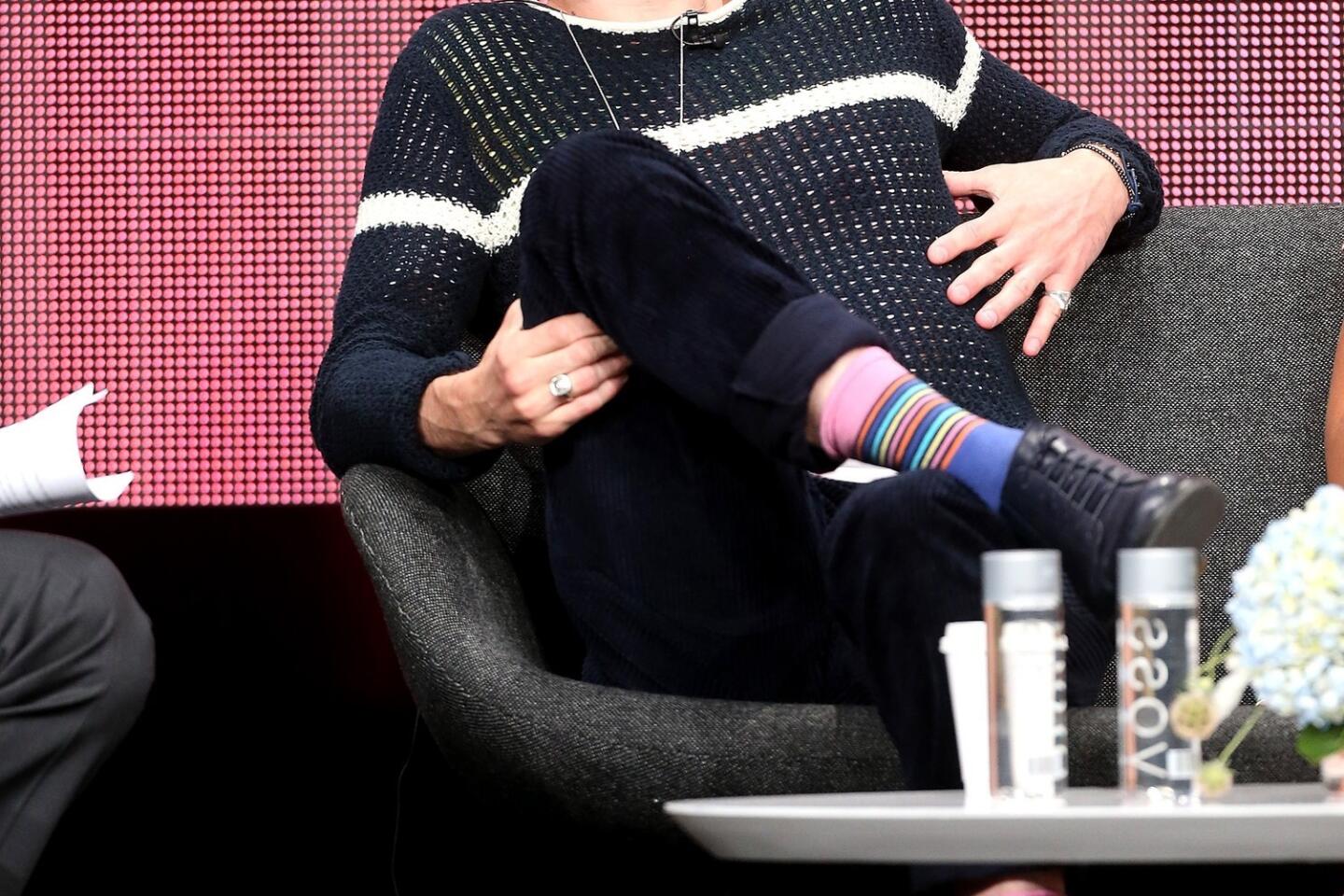 david domnick add photo lauren phillips socks