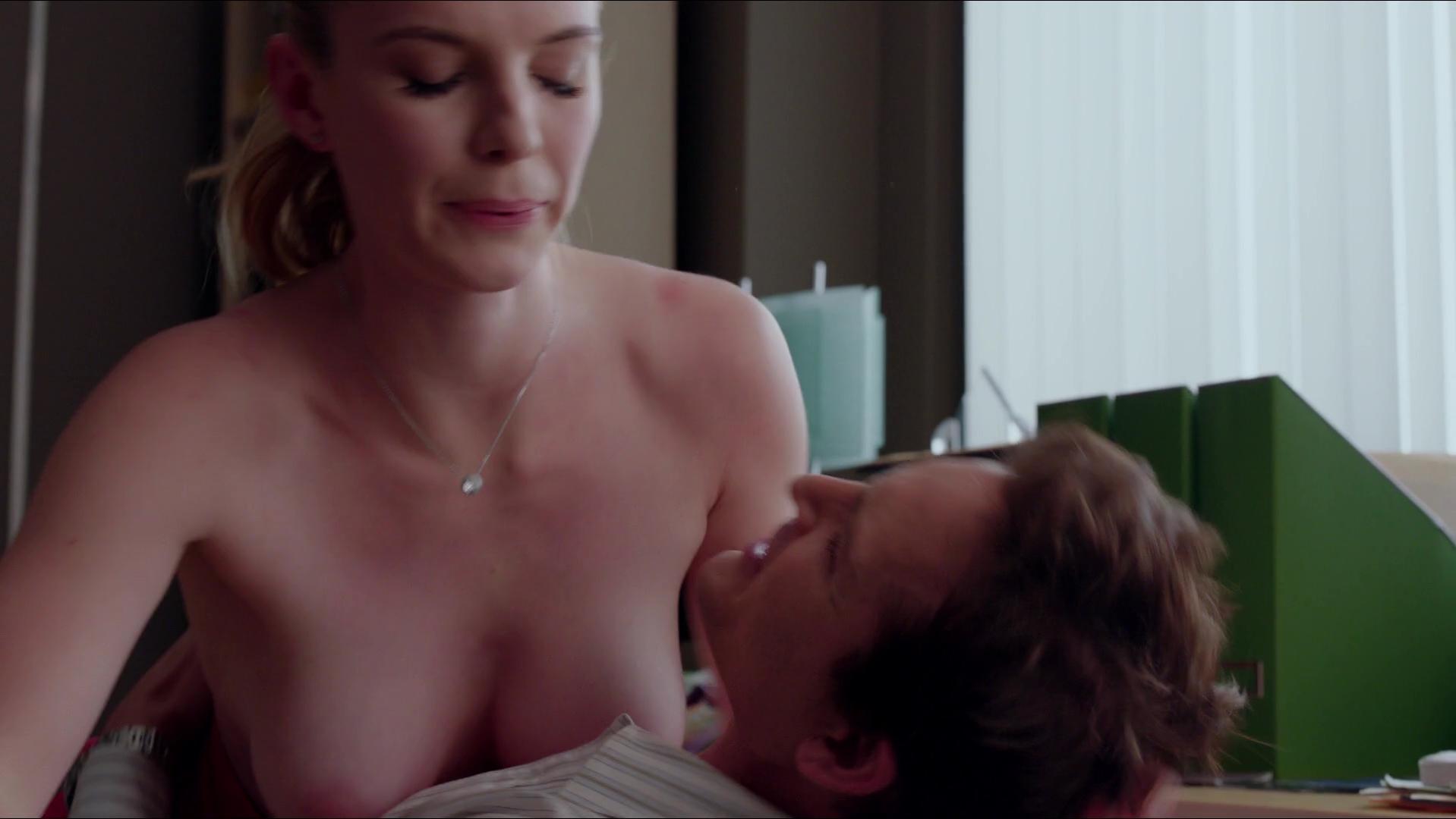 betty gilpin sexy - huge boobs non nude christmas blowjob