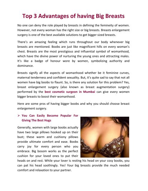 clay doolittle recommends Big Boob Domination