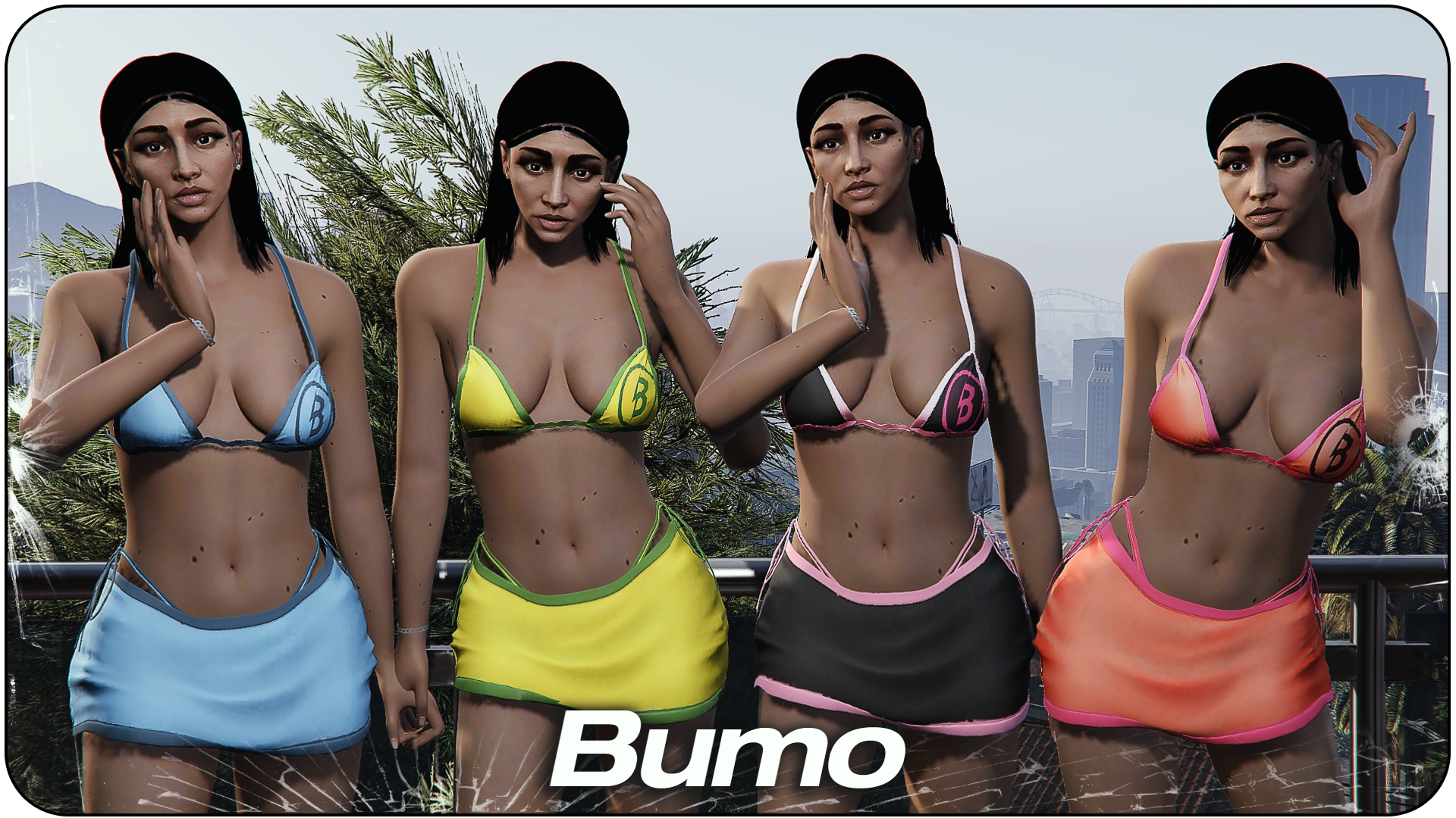 deborah kaya recommends Bikini Backshots