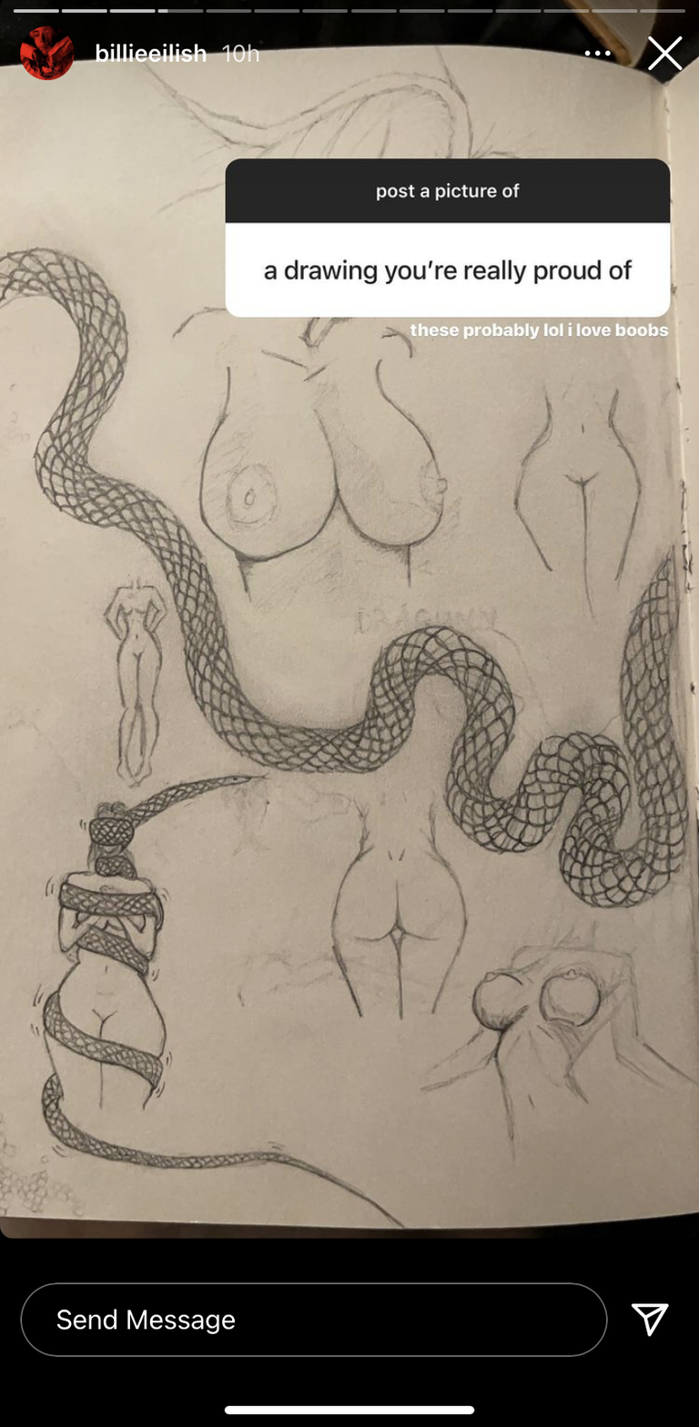 andrea szekely recommends Billie Eilish Tits Nude