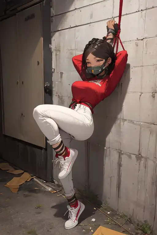 daniela bellizzi recommends bound and gagged ebony pic