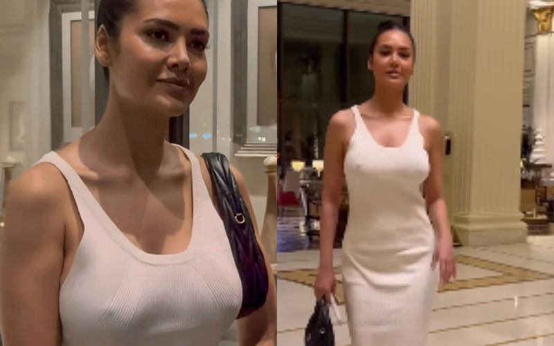 bra less public swallow justporno bra less public