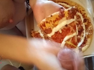 cumming on pizza - sextube hardcore marilyn crystal