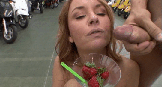 cumming on pizza - pbtv swing black and white naked