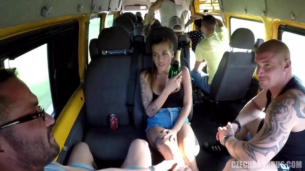 czech bus porn - gushing creampies catherine nude