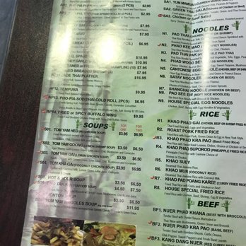 cashmere robinson recommends Jaded Thai Menu